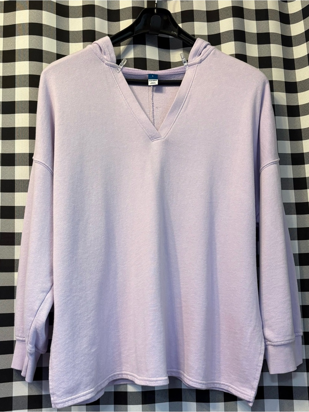 Old Navy SoComfy Oversized Tunic Hoodie Sweatshirt in Lavender. Size L